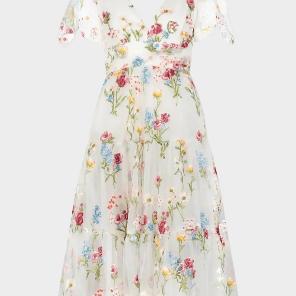 Jessa Kae Margaret Midi Dress White - Picture 5 of 6